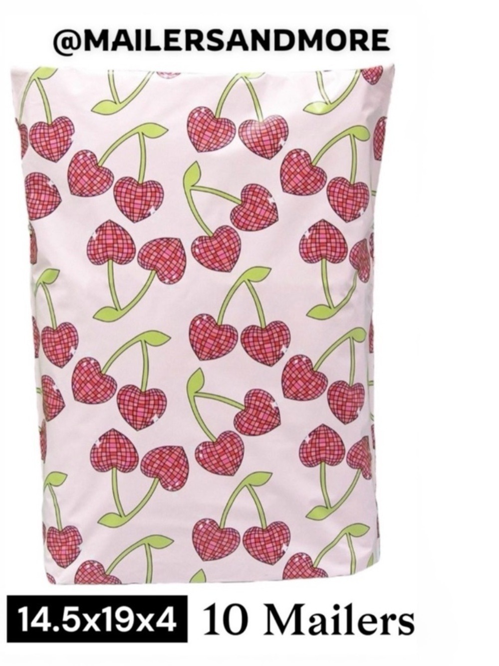 10 Disco Cherry Mailers Flat Bottom Holds Shoe Boxes 14.5x19x4